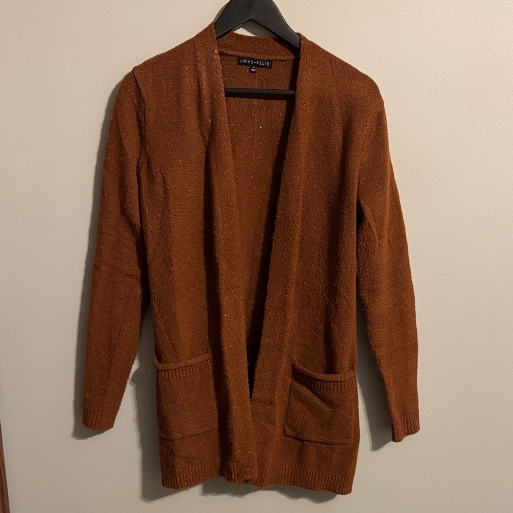 Love Tree Women's Rust Cardigan